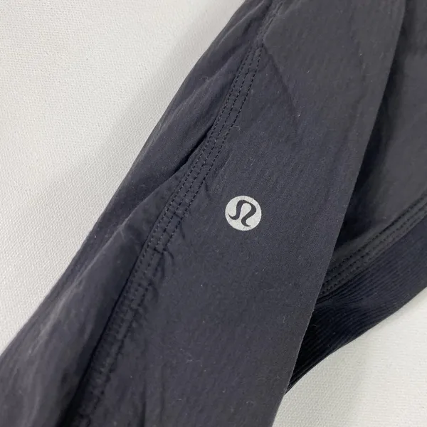 Lululemon Pants Womens 4 Black Woven Track‎ Jogger Stretch Tapered Gym Yoga - Image 2