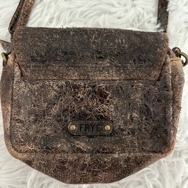 Frye Mini Brooklyn Leather Studded Crossbody Bag‎ Handbag - Image 5
