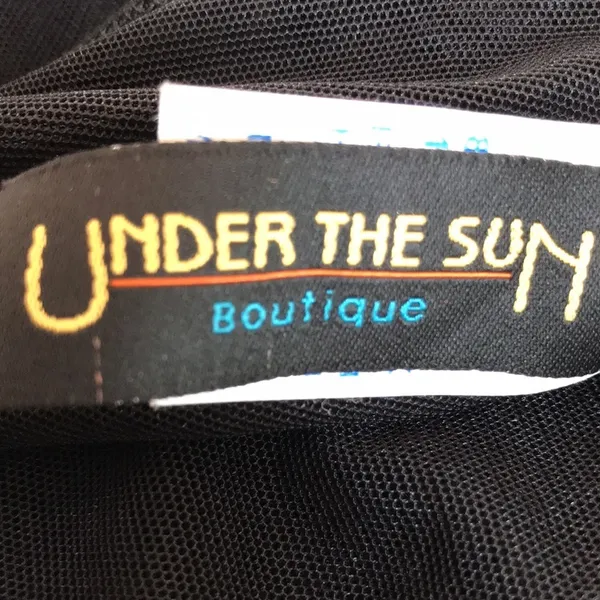 Under the Sun Size XL Black Mesh Ruffle Skirt. Made In USA. New With Tags. - Image 4