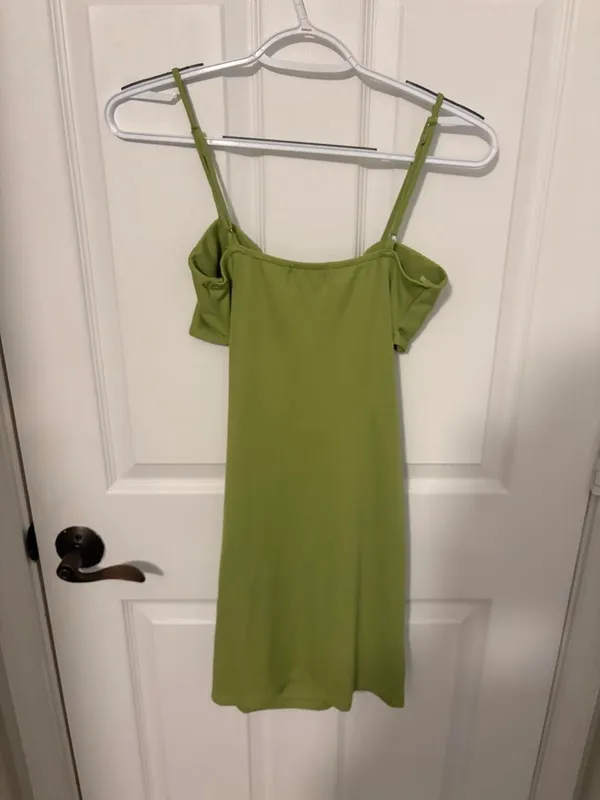 Princess Polly Marissa Green Mini Cutout Dress - Image 3