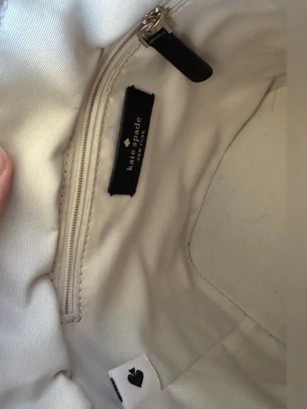 Kate Spade Cameron Small Bucket Bag Black Leather - Image 8