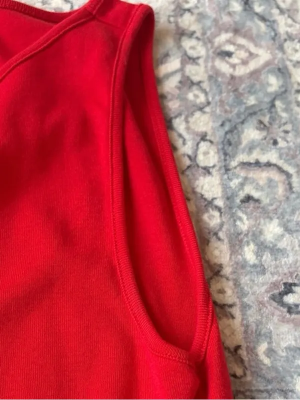 J. Crew Factory Red Sleeveless Top - Image 2
