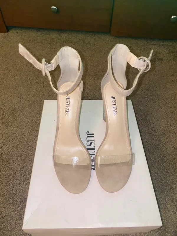 JustFab Nude Heels - Image 5