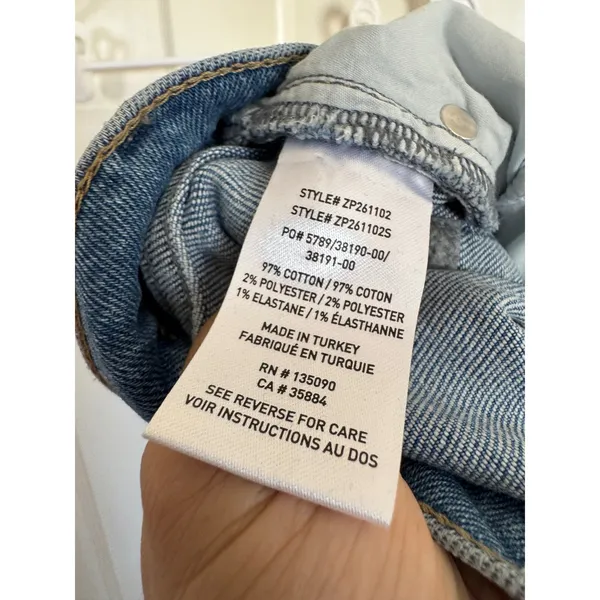 NWT Z Supply Nova High Rise Wide Leg Jean in Fresca size 27 - Image 9