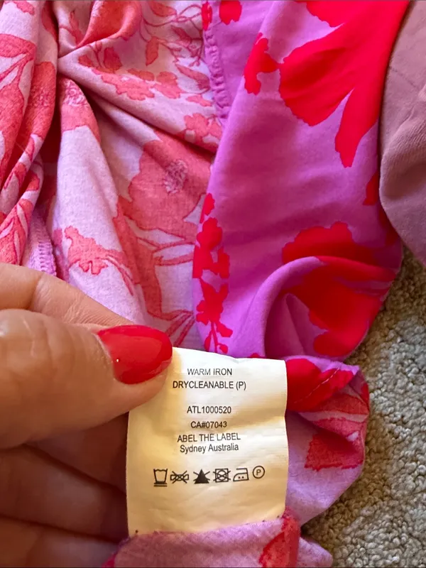 Abel the Label by Anthropologie Charlotte Purple & Red Floral Halter Maxi Dress - Image 9