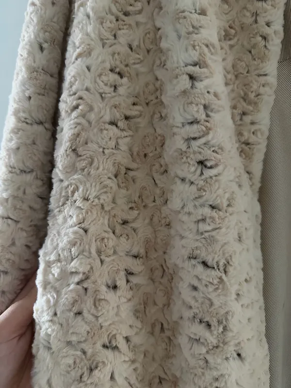 Staples Faux Fur open front coat jacket - Image 8