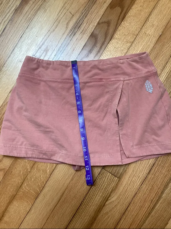 Free People Movement Hot Shot Mini Skort Petal Size medium - Image 9