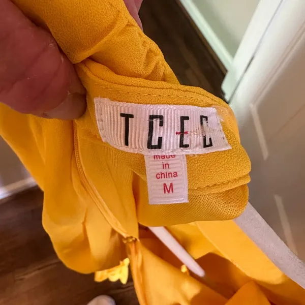 TCEC Vibrant Yellow Dress - Image 3