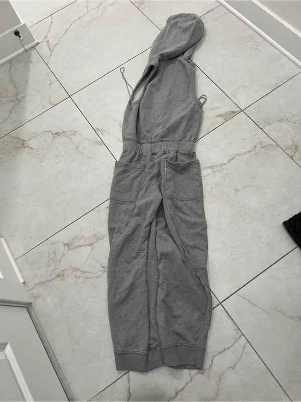 Free People FP Movement Gray Set Go Onesie Size XS - Image 8