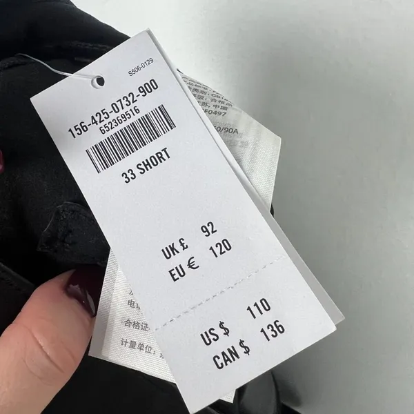 NWT Curve Love Ankle Straight Vegan Leather Pant 33 16S - Image 10