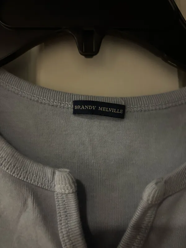 Brandy Melville Top Blue - Image 3