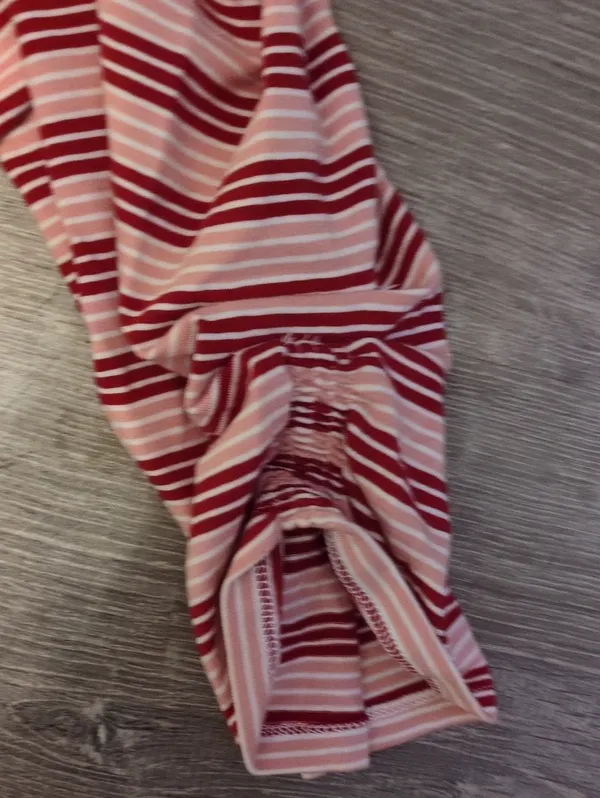 Matilda Jane Red Pink Striped Midi Dress Size XXL - Image 3