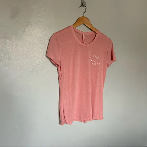 Wallflower Coral Short Sleeve Tee Pink Size M - Image 2