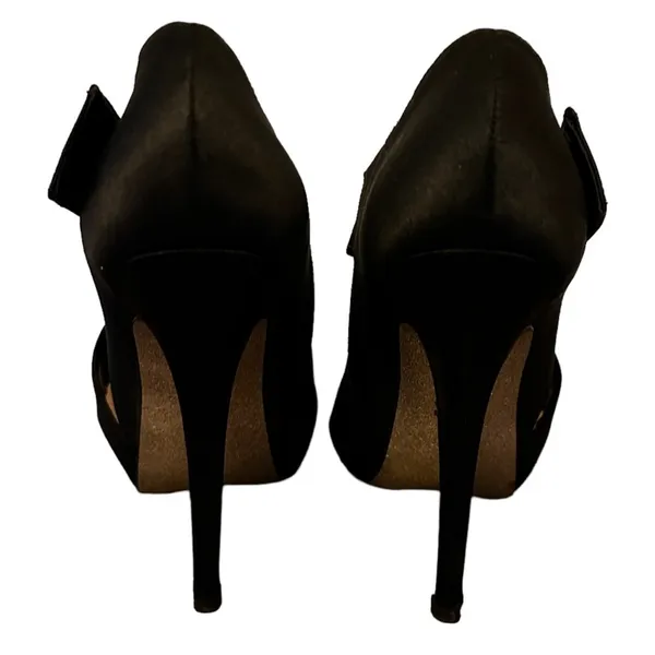 Steve Madden Black‎ Satin Bradlly Heels - Image 5