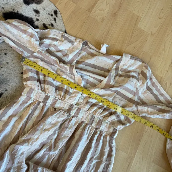 ANTHROPOLOGIE AMADI Alisha Striped Maxi Dress‎ Size XS - Image 9