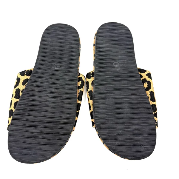 Animal Print Slipper Leopard Flip Flops Slip On Shoes Flat Sandals Summer Sandal - Image 3