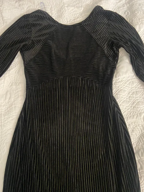 Black Long Sleeve Dress - Image 3