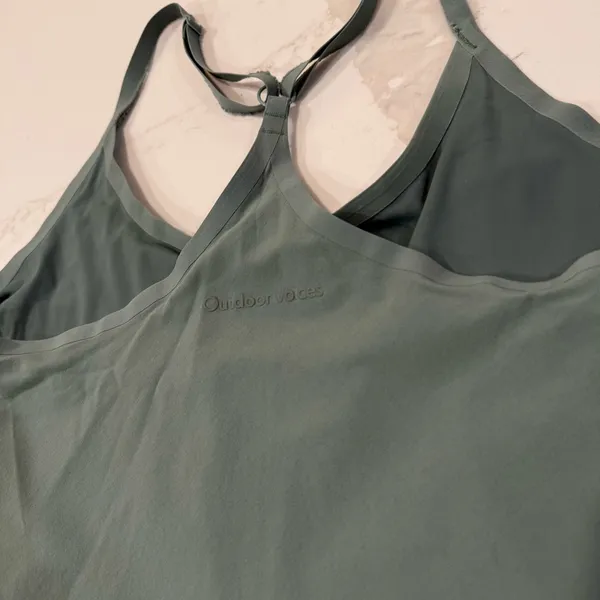 Outdoor Voices Exercise Dress Women’s Small Evergreen Built in Shorts Athleisure - Image 15