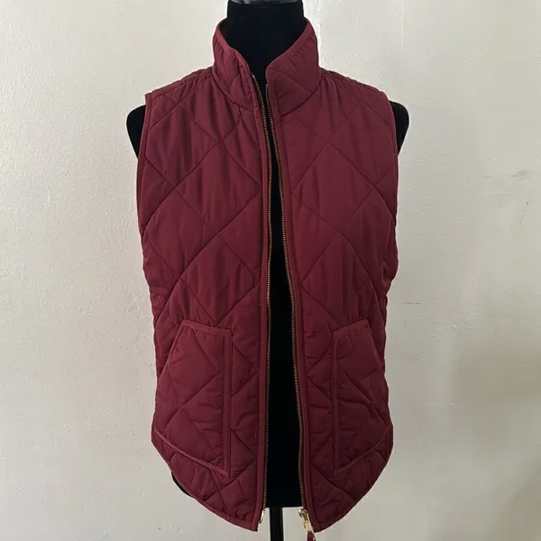 J.Crew Mercantile Quilted Vest EUC - Image 5