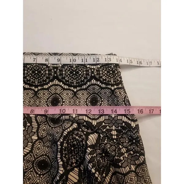 Paper Crane Womens Lace Skater Mini Skirt Coquette Whimsigoth Floral Sz Small - Image 12