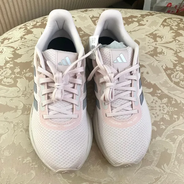 Adidas Women Runfalcon 3 Shoes in Putty Mauve / Wonder Taupe - Image 5