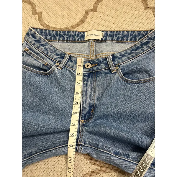 Abrand A ’99 Low Straight Jeans 90s Y2K Low Rise Blue Denim Size 29 Style 72468 - Image 7