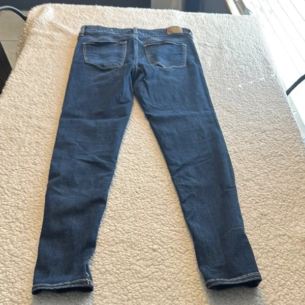 American Eagle Outfitters Dark Blue High Rise Jeggings - Image 5