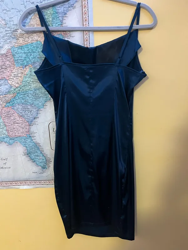 Hoco blue slip dress Size M - Image 2