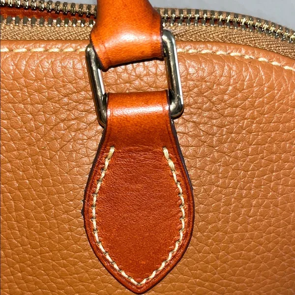 Dooney & Bourke Brown Leather Satchel used good condition - Image 7