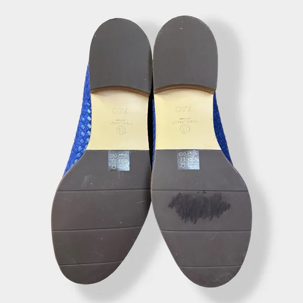 Marc Joseph New York Leather Columbus Flats‎ in Blue size 7.5 - Image 10