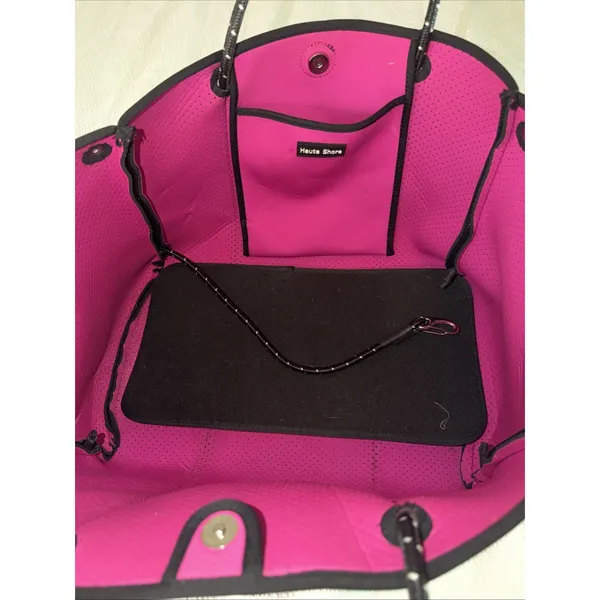 Large Neoprene Tote Bag Multipurpose Beach Bag with Inner Pocket for Women - Image 4