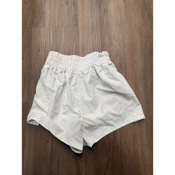 FP Movement The Way Home Shorts Womens XS White‎ High Rise Smocked Athletic - Image 3