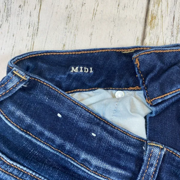 American Eagle Next Level Stretch Distressed Midi Denim Jean Shorts - Image 7