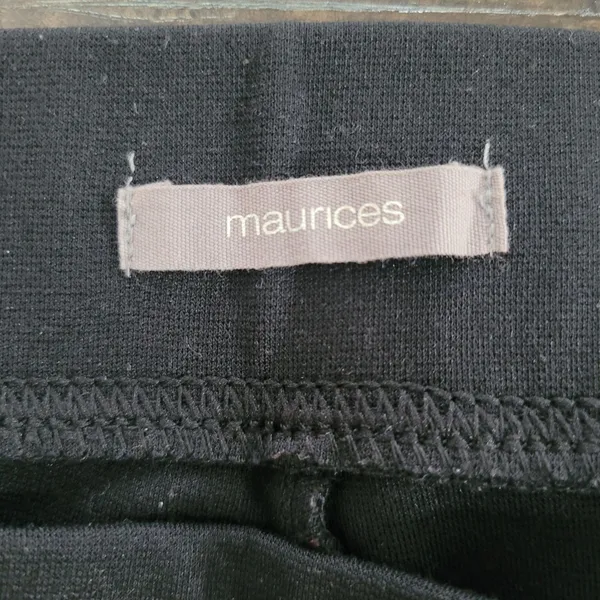 Maurices Women’s Size 16 Black Casual Pants Regular Fit Straight Leg Workwear - Image 8