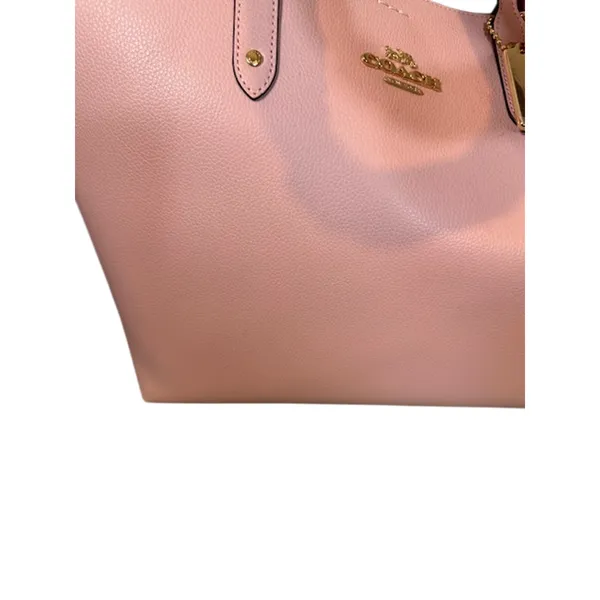 Coach Blush Pink Blossom Leather LTH Town Tote Bag Women NWT - Image 10