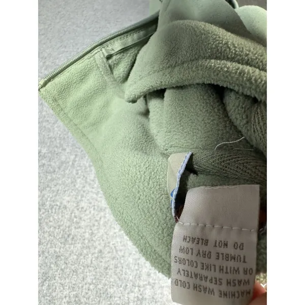 10,000 Above Sea Level Womens XL Vest Fleece Green Zip Sleeveless Hiking Comfort - Image 6