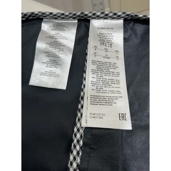 Womans Armani Exchange Navy Blue Zip Up Windbreaker Jacket Small - Image 4