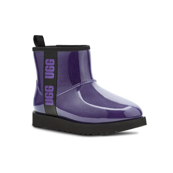 UGG Ankle Boots Womens 6 Clear Mini Marble Violet Night Waterproof Purple Size 6 - Image 3