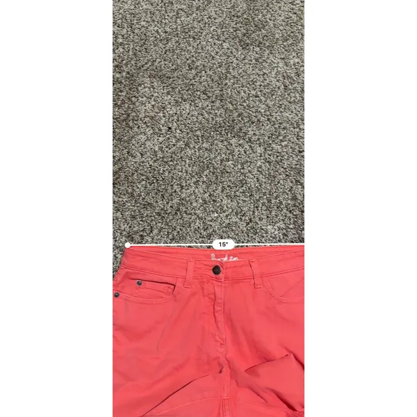 Boden Womens Coral Pink Slim Ankle Zip Pants Size US 8R WC145 Mid Rise Cotton - Image 7