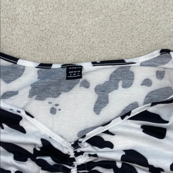 SHEIN Black and White Long Sleeve Top - Image 2