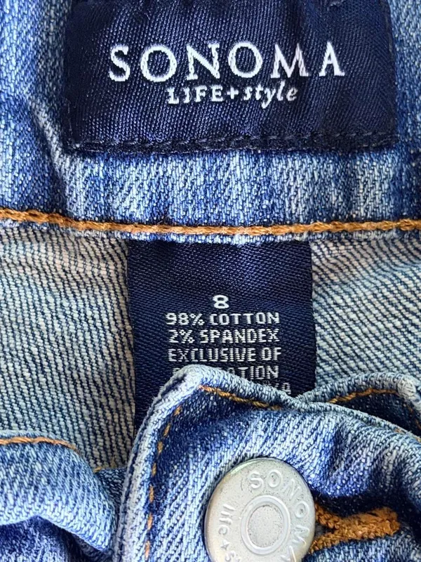 Sonoma Life + Style Denim Capris Size 8 - Image 3