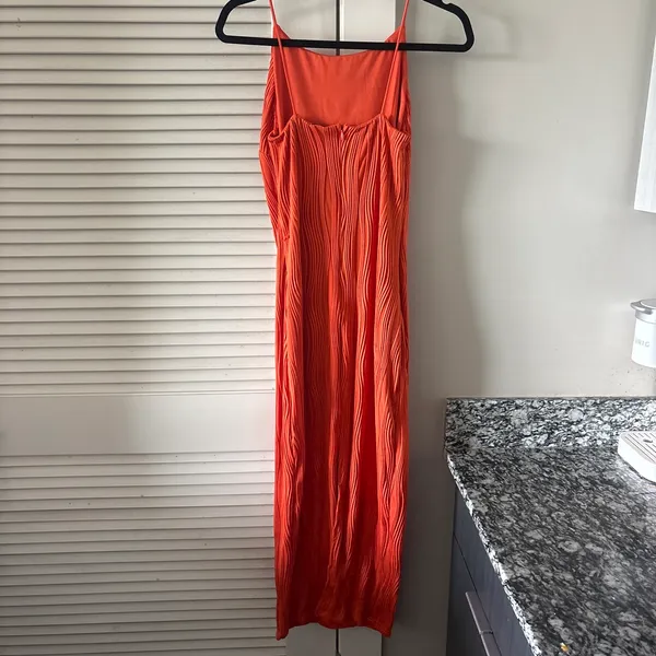 Orange gameday maxi dress - Image 4