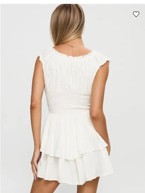 Princess Polly White Romper Love Galore - Image 3