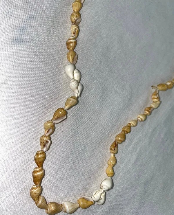 Seashell necklace Gold - Image 2