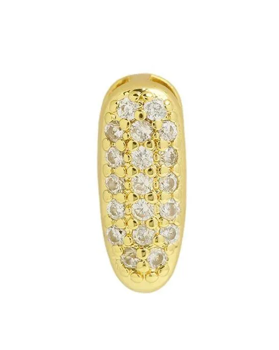 Balloon Zircon Letter I Initial Necklace Gold - Image 3