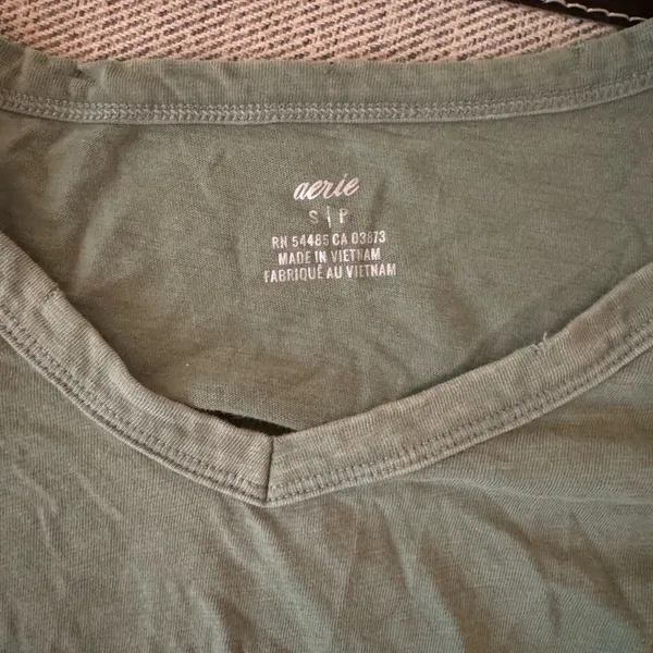 Aerie Green Short Sleeve T-Shirt - Image 2