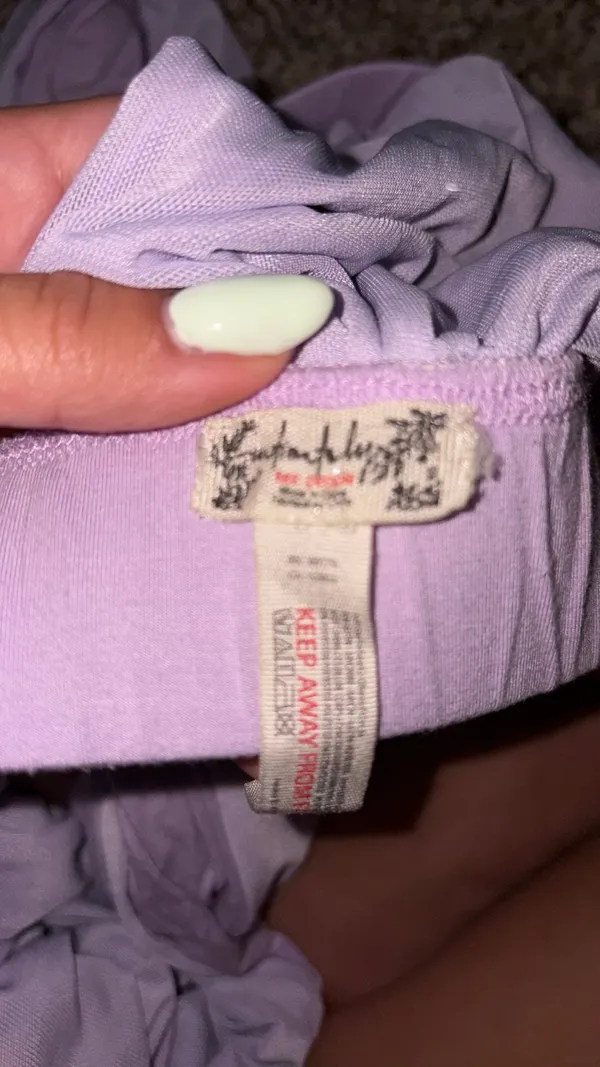 Free People 100 Ways top purple - Image 3