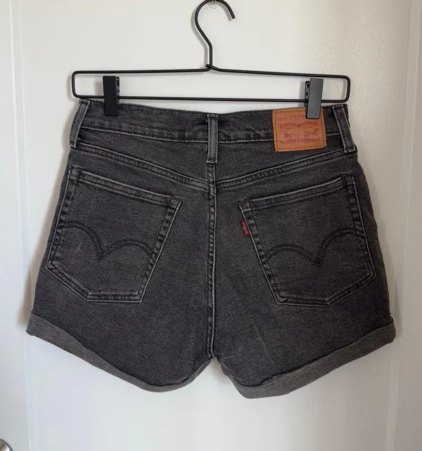 Levi’s High-Waisted Denim Shorts - Image 2