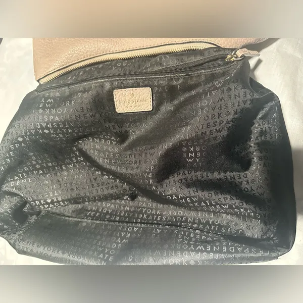 Kate spade black and beige shoulder leather bag - Image 5