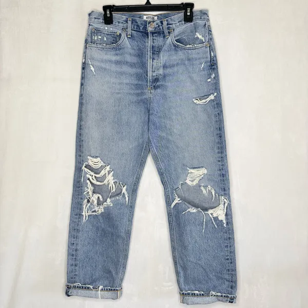 Agolde 90’s Mid Rise Straight Jeans - Image 4